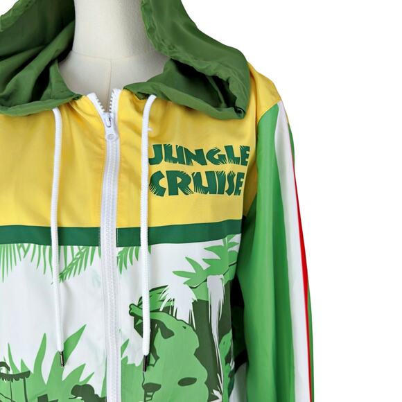 Disney Parks JUNGLE CRUISE Hooded WINDBREAKER Full Zip Jacket ADULT MED - Picture 3 of 11